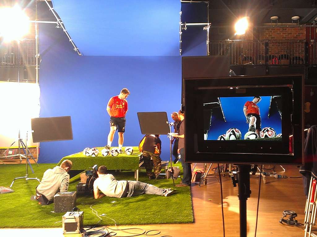 A film shoot setting the stage within the Main Space