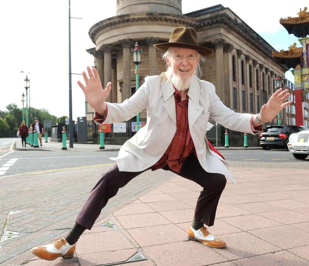 Bill Harpe outside the Black-E building - Part of The New Commissions Committee
