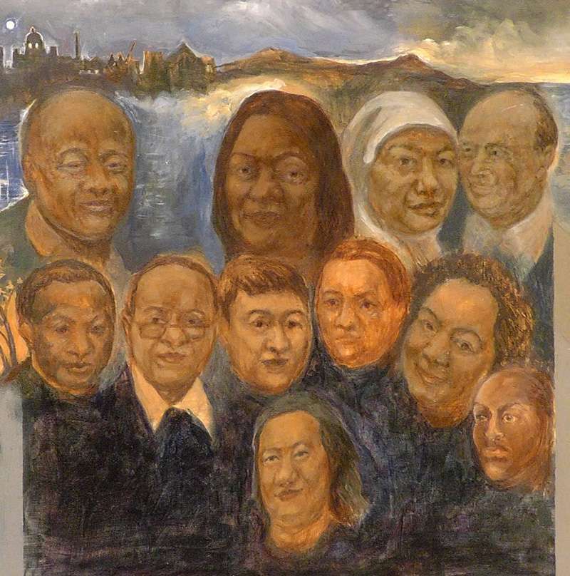 Visual Artist Mural.