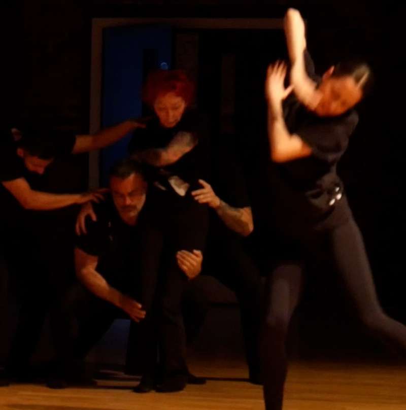 The Fallen Angels perform at the Black-E