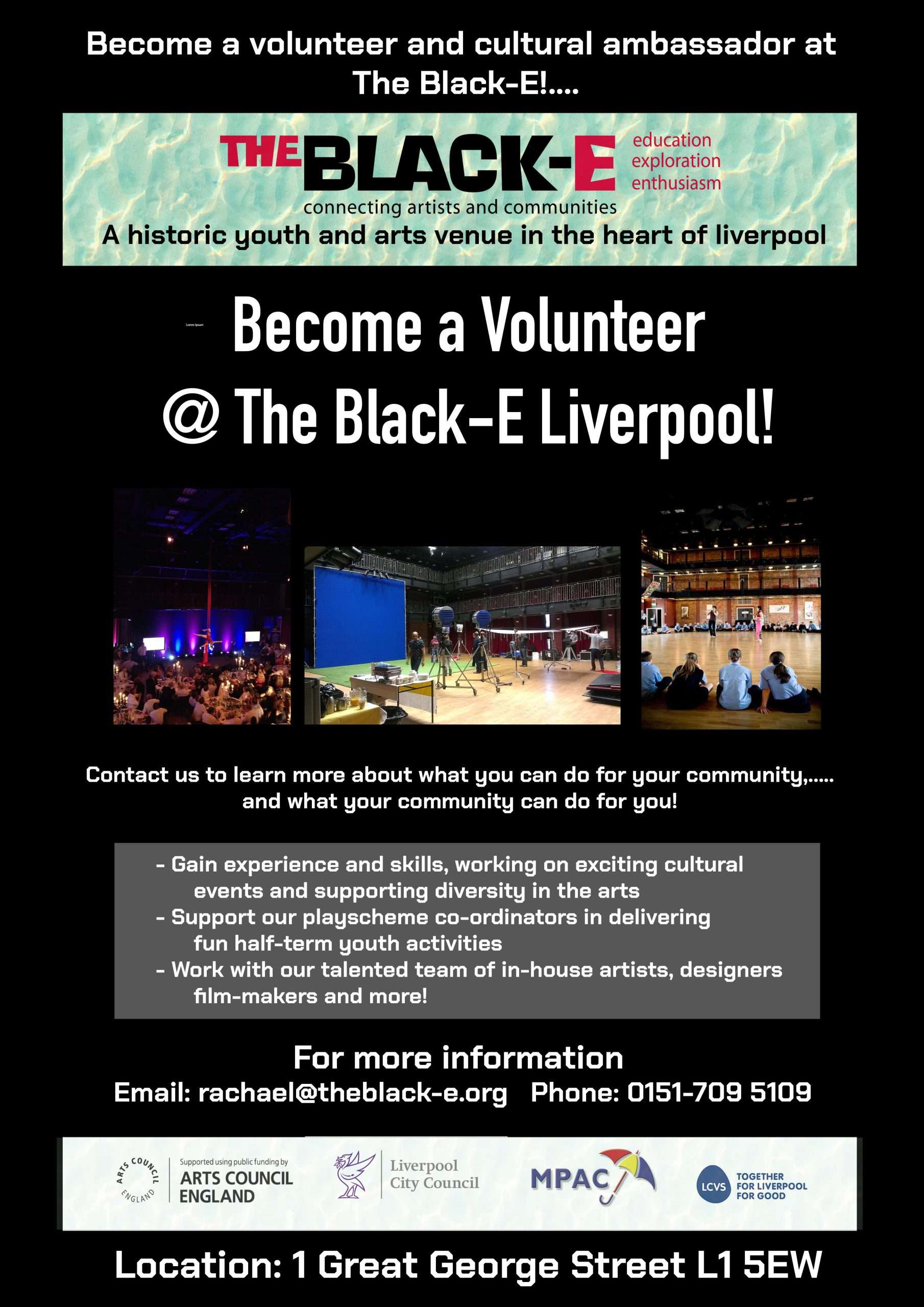 Become a Black-E volunteer