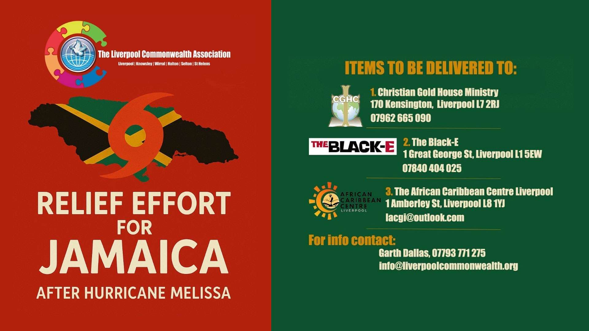 Relief Effort for Jamaica