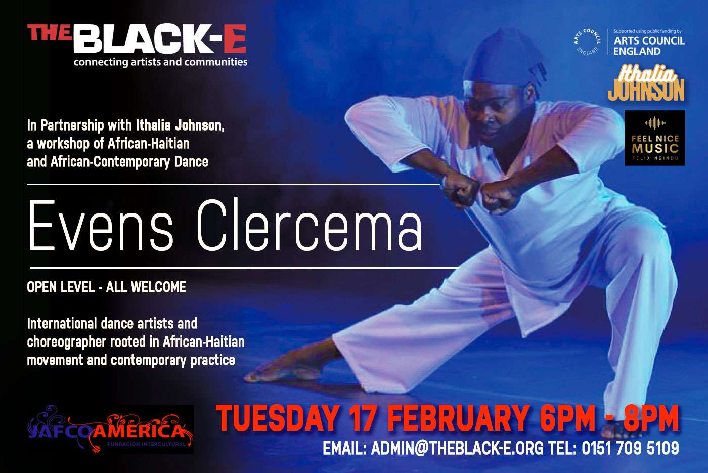 Evens Clercema - African-Haitian and African-Contemporary Dance Workshop